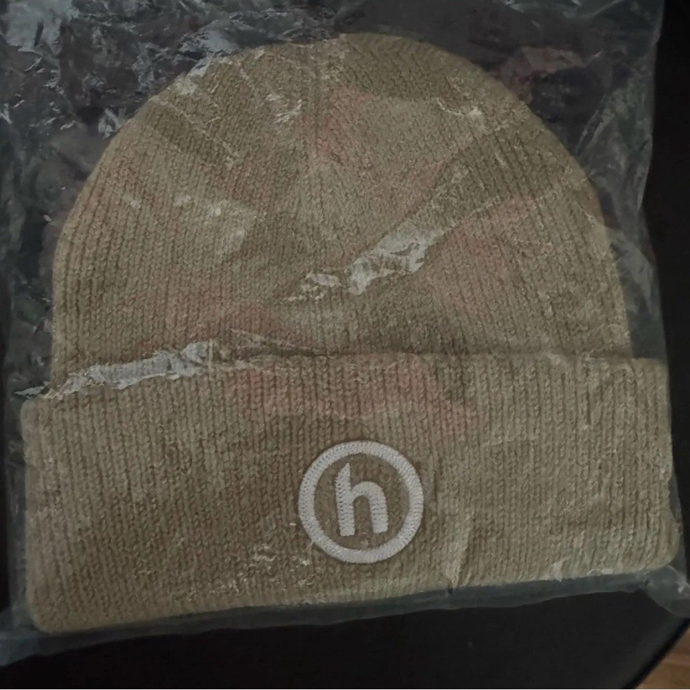 Tan Beanie Hat - Picture 4 of 5